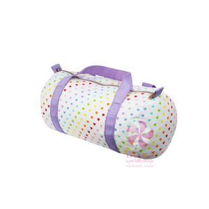 Tiny Hearts Seersucker Duffel By Mint