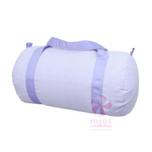 Lilac Seersucker Duffel By Mint