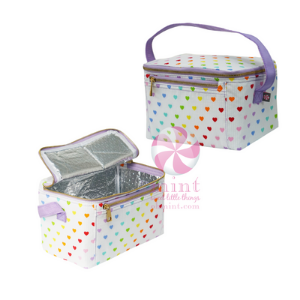 Tiny Hearts Seersucker Lunchbox By Mint