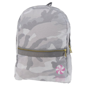 Snow Camo Seersucker Backpack By Mint