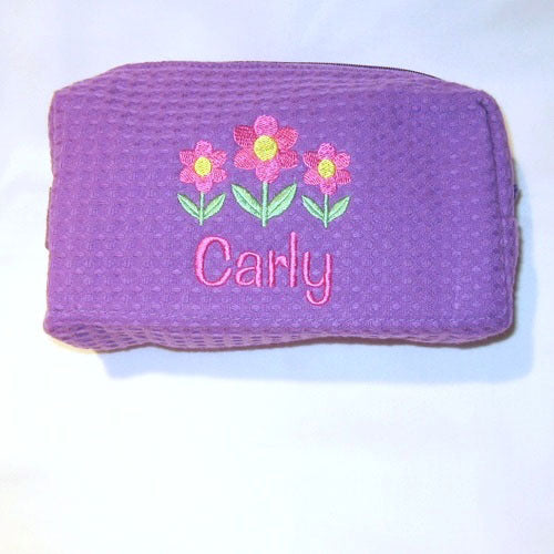 3 Daisy Personalized Cosmetic Case