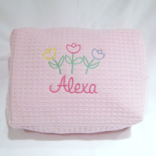 3 Tulip Personalized Cosmetic Case