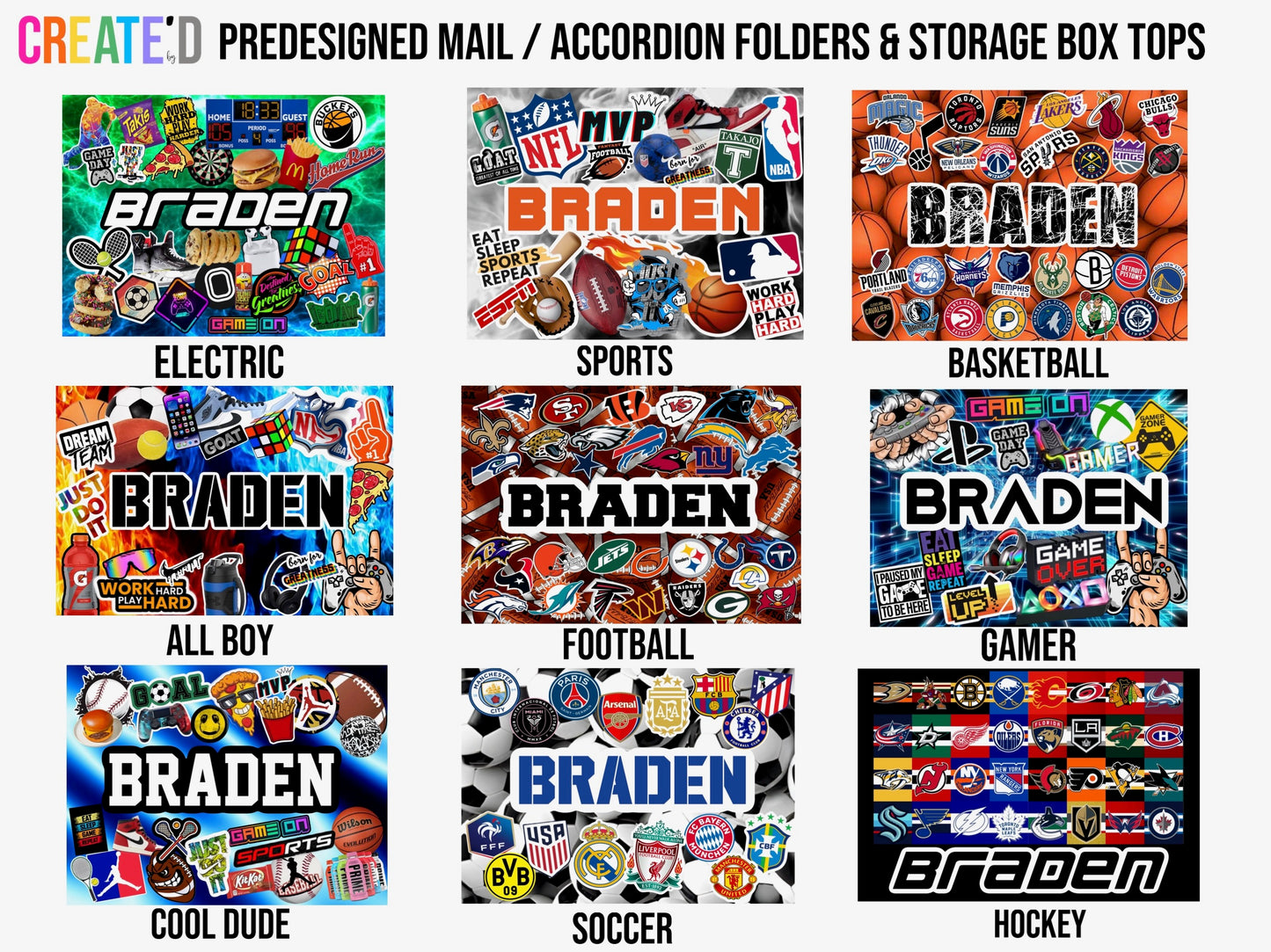 Personalized Storage Bin