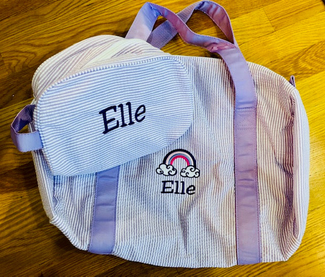 Lilac Seersucker Traveler By Mint