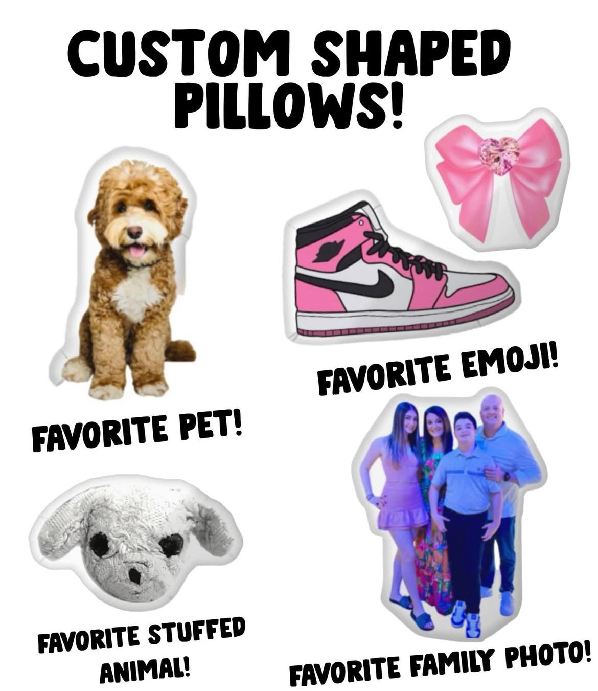 Custom Shaped Pillows