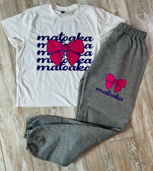 Bow Simple Sweatpants