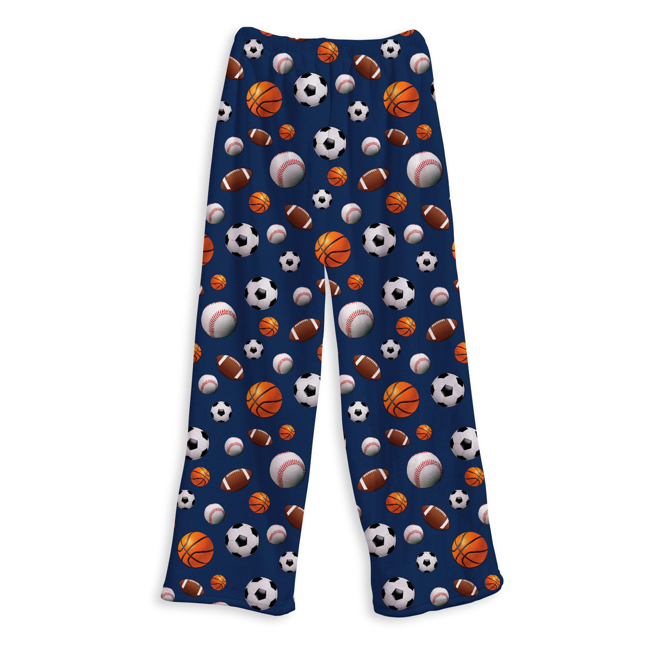 Fuzzy Pajama Pants - Dark Blue Sports