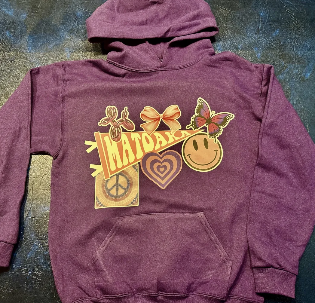 Preppy Pennant Patch Hoodie