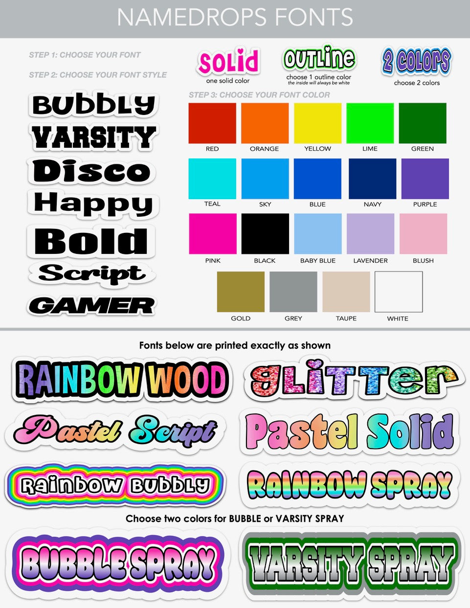 Namedrops Large Boyfriend Pillow