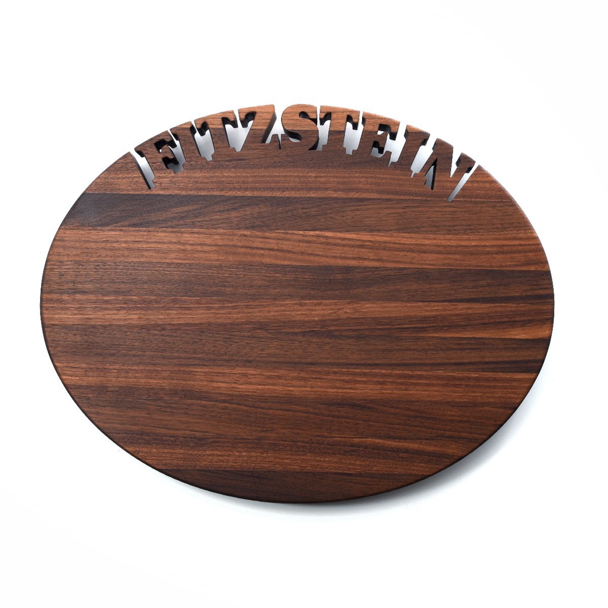 Personalized Oval Wood Cutting Board