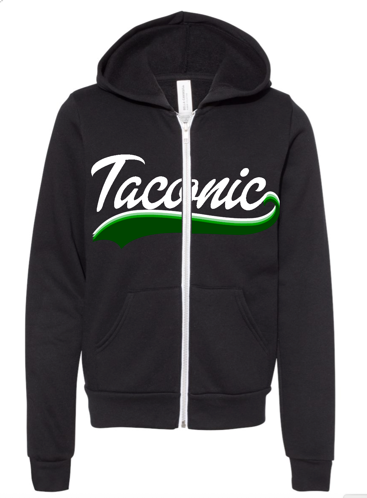 Rainbow Swoosh Cozy Zip Hoodie