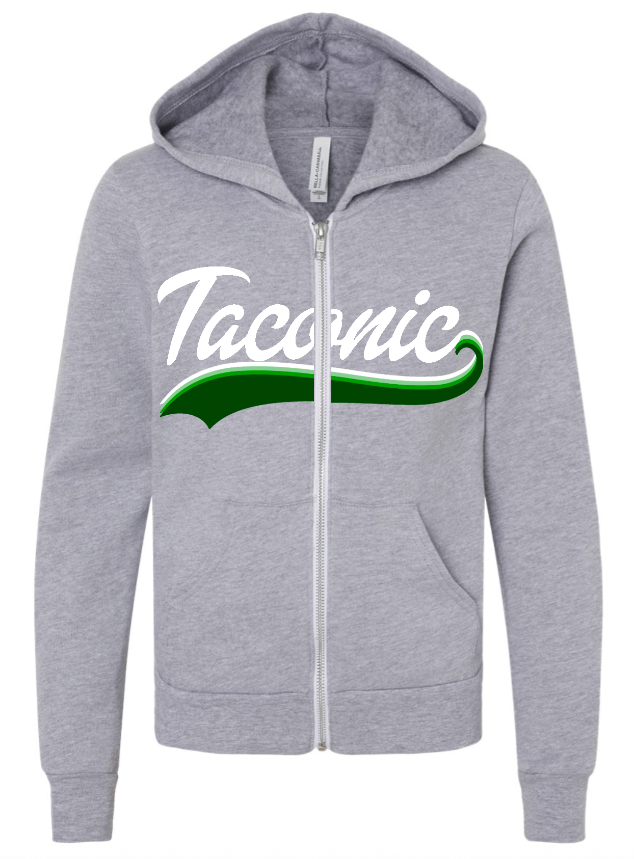 Rainbow Swoosh Cozy Zip Hoodie