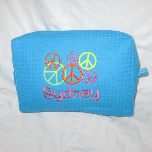 Peace Personalized Cosmetic Case