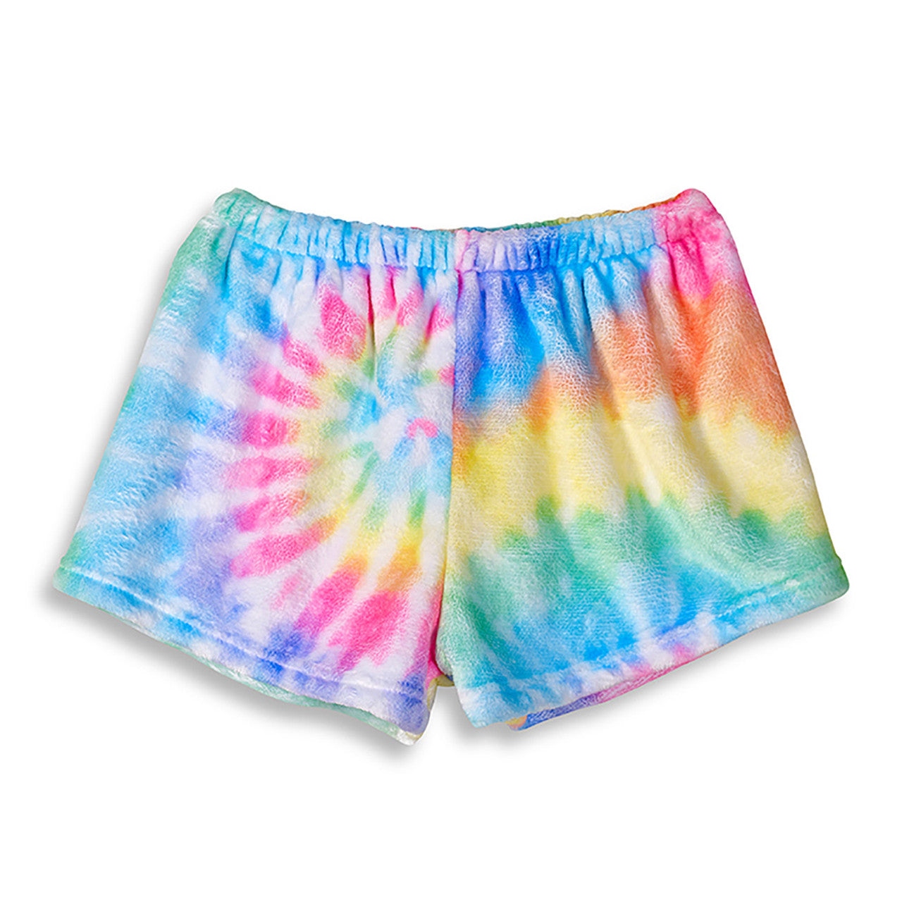 Tie Dye Fuzzy Lounge Shorts