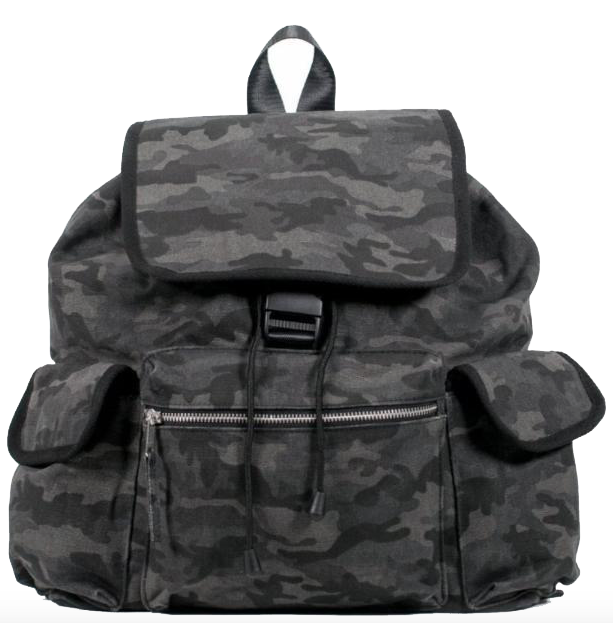 Camo Canvas Backpack