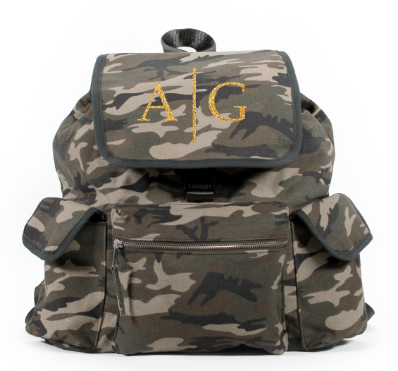 Camo Canvas Backpack