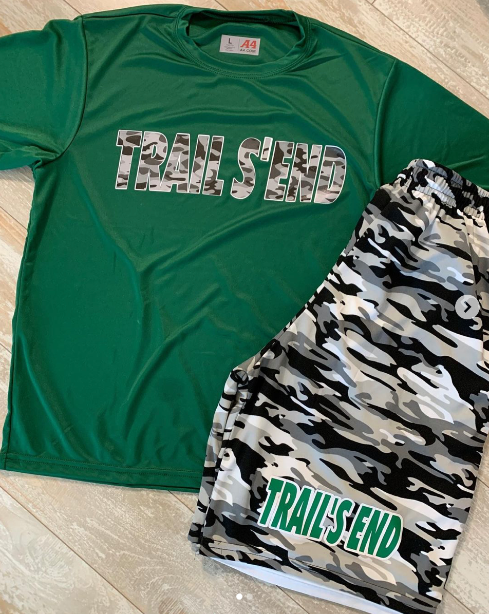 Camo Camp Name Tee
