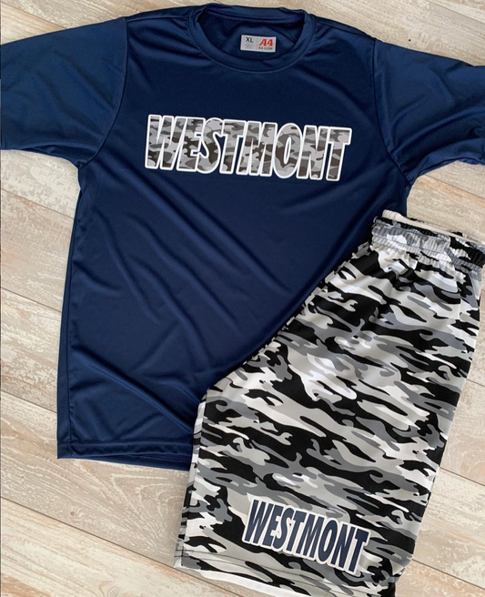 Camo Camp Name Tee