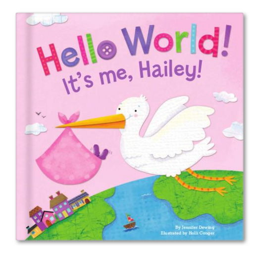 Hello World Personalized Board Book
