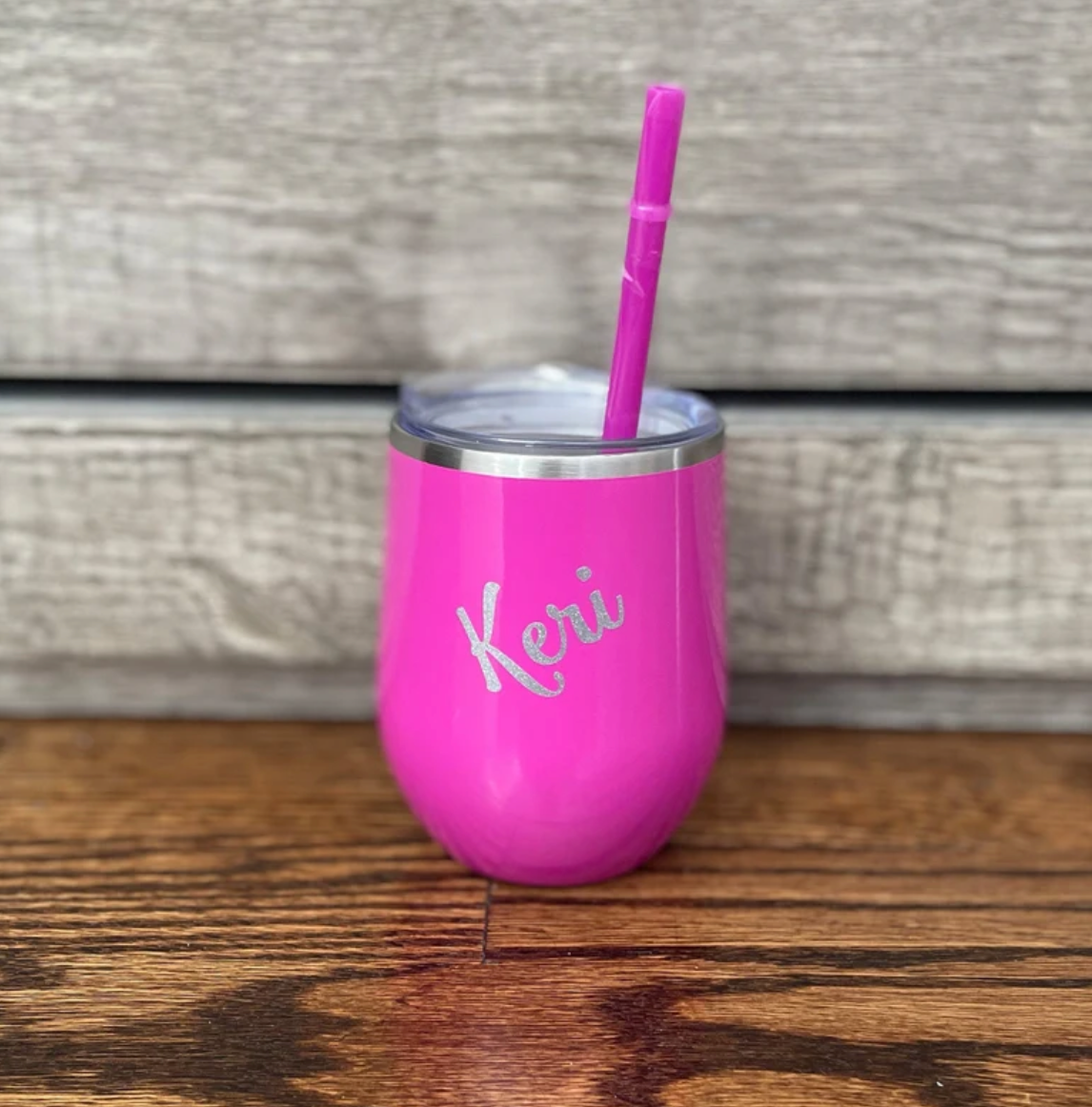 Personalized 12 Oz Wine Tumbler