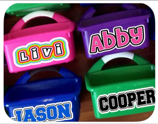 Personalized Shower Caddy