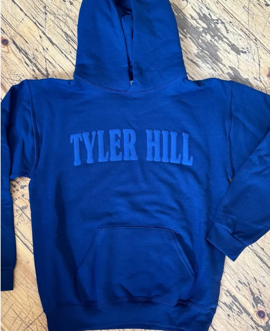 Tone on Tone Embossed Hoodie