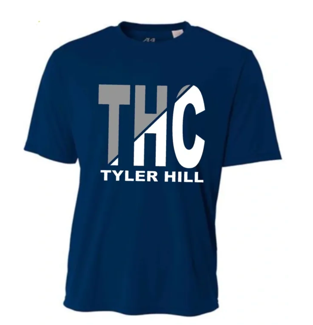 Split Initial Drifit Tee