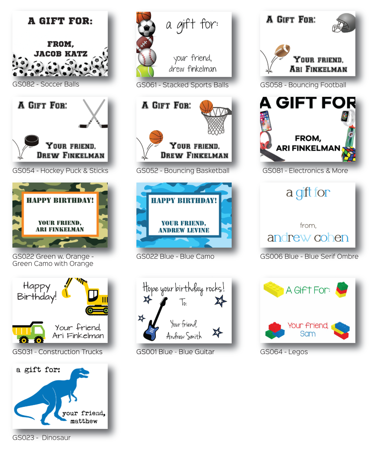 Gift Stickers