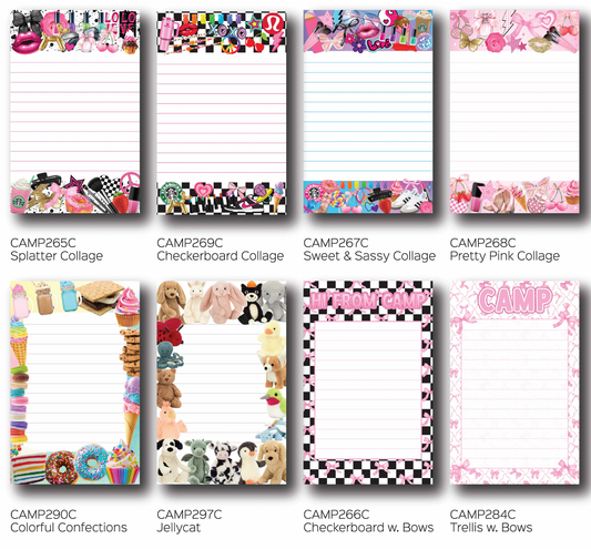 Camp Notepad Stationery Set