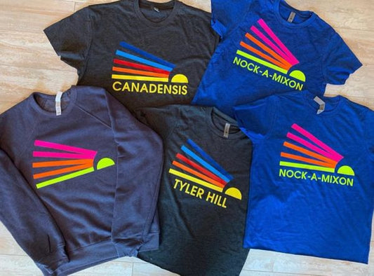 Rainbow Sunset Crew/Tee