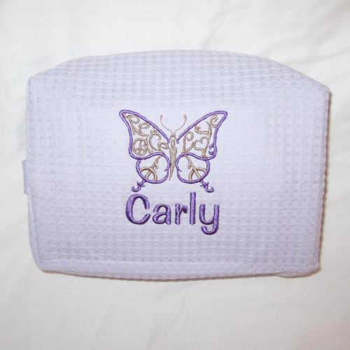 Butterfly Peace Personalized Cosmetic Case