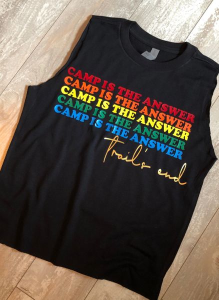 Camp Is The Answer Cropped Hoodie/Tank
