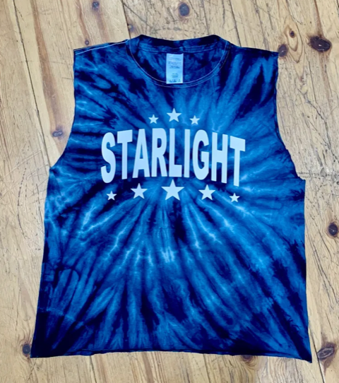 Camp Star Tie Dye Cut Tank