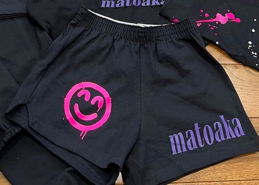 Good Vibes Smiley Shorts