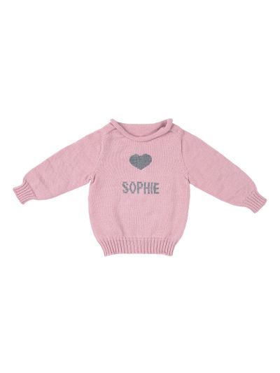 Personalized Heart Sweater