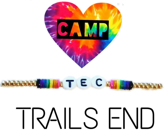 Single Strand Personalized Camp Bracelet
