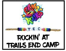 Single Strand Personalized Camp Bracelet