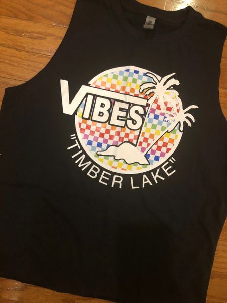 Rainbow Vibes Cropped Hoodie/Tank