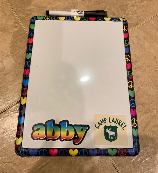 Personalized Dry Erase Board