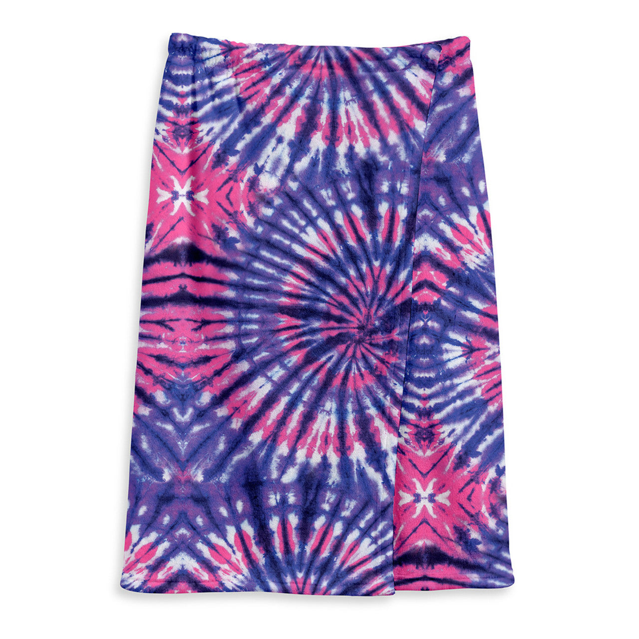 Grapevine Tie Dye Fuzzy Spa Wrap