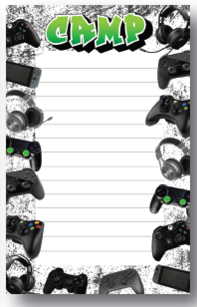 Distressed Gaming Stationery