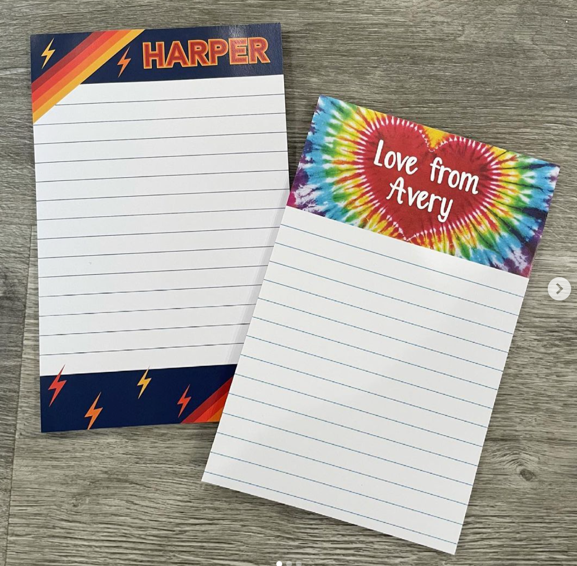 Personalized Camp Stationery Set