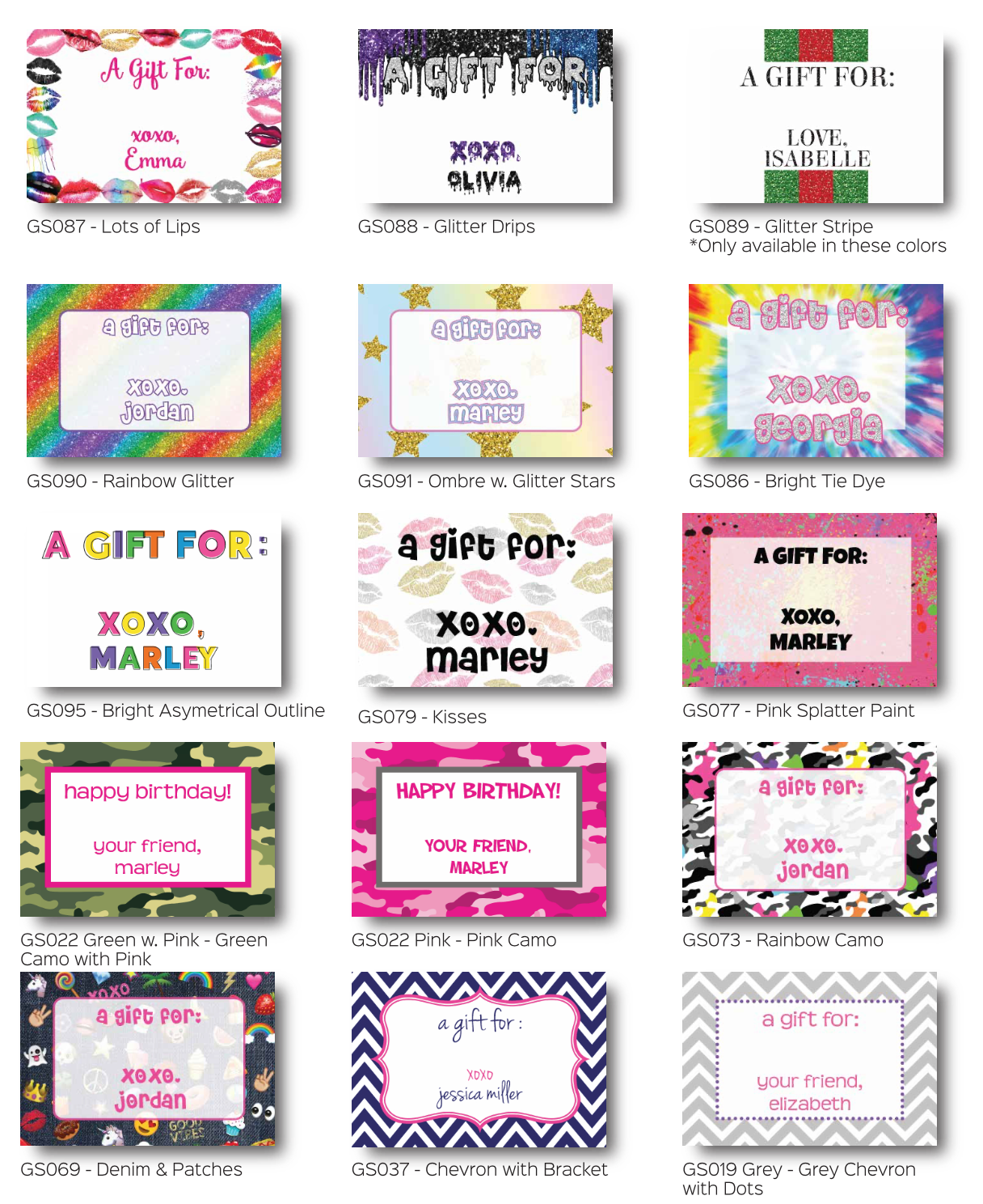 Gift Stickers