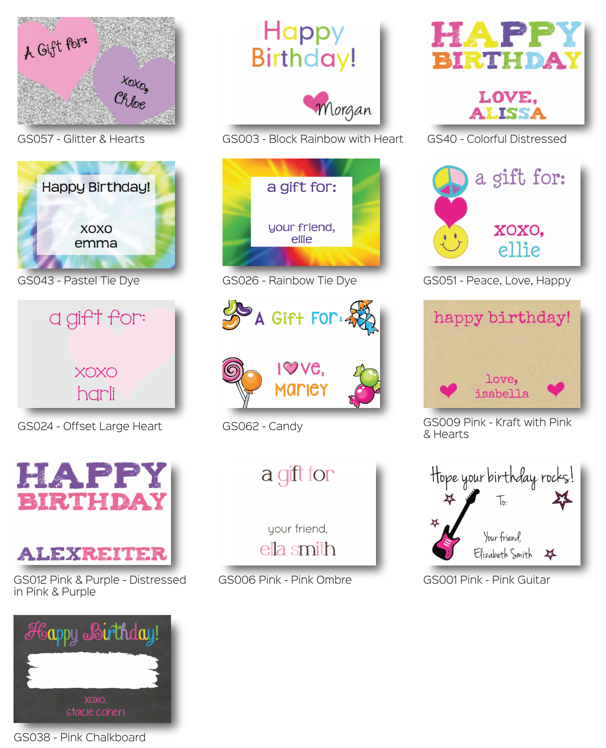 Gift Stickers