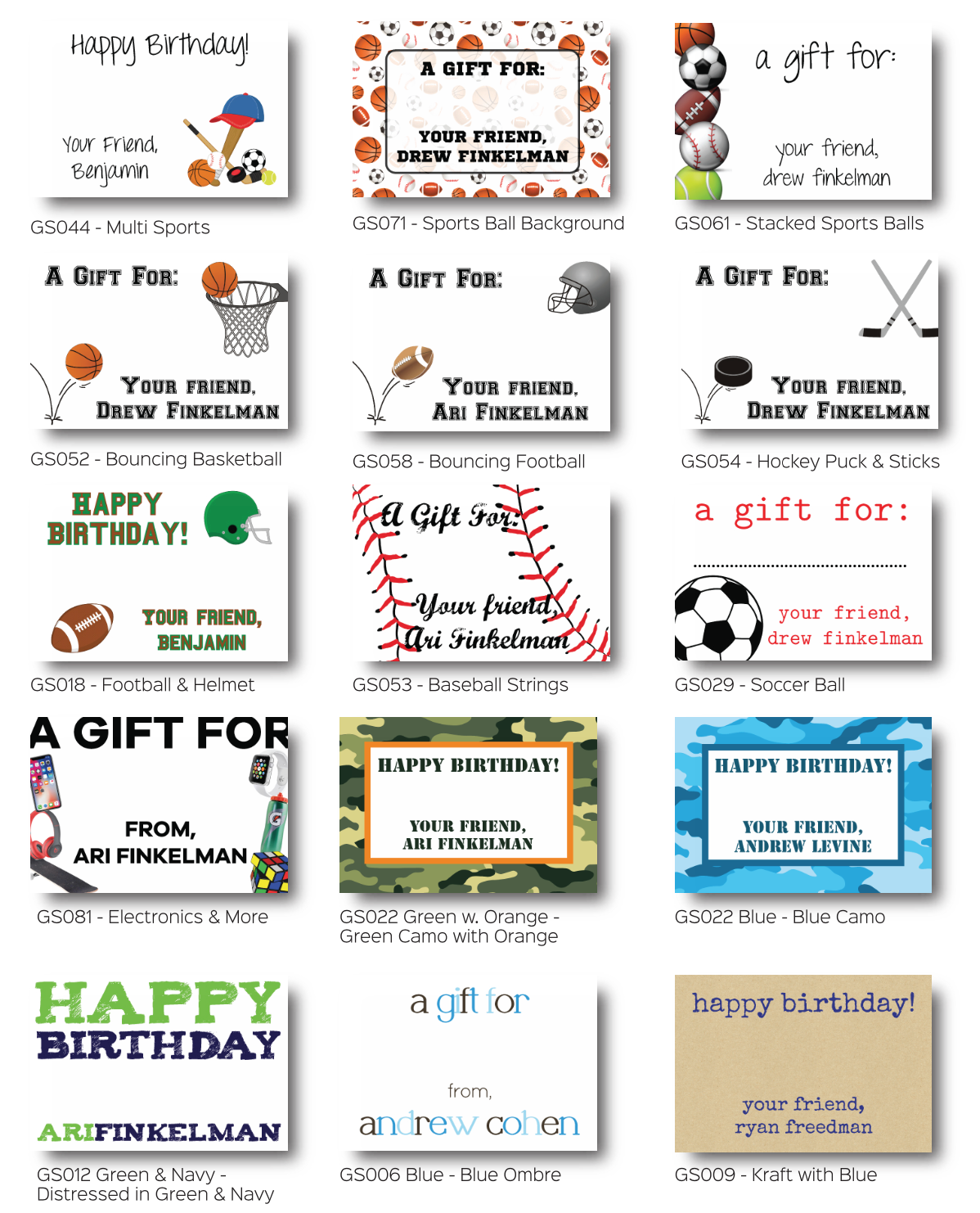 Gift Stickers