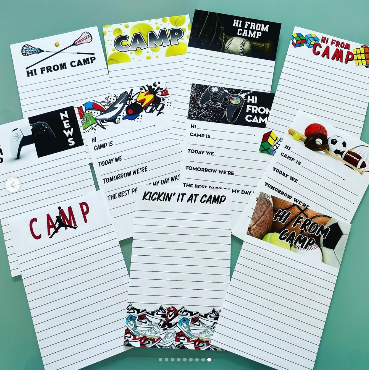 Camp Notepad Stationery Set