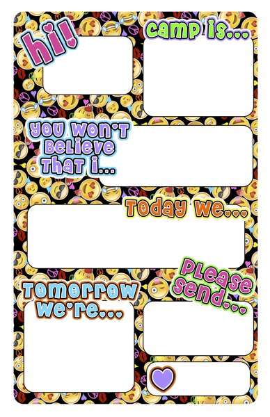 Emoji Fill In Notepad