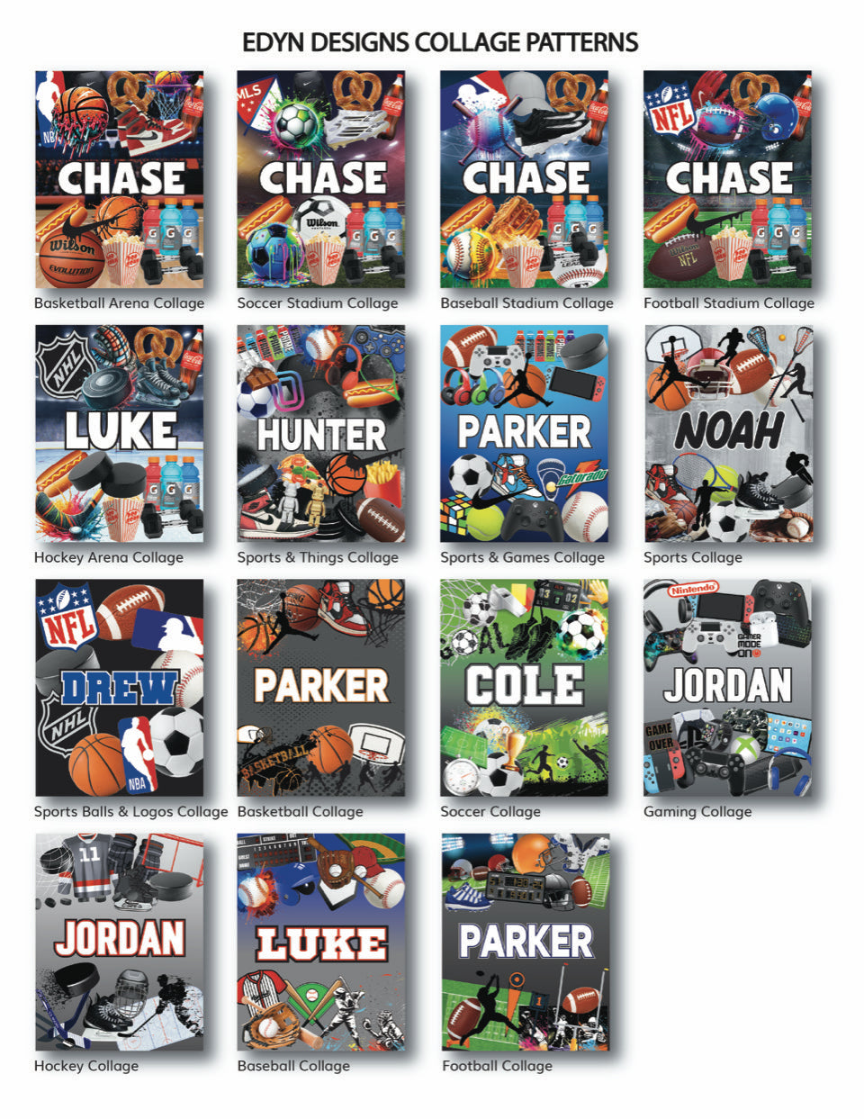 Personalized Letter Zip Folio