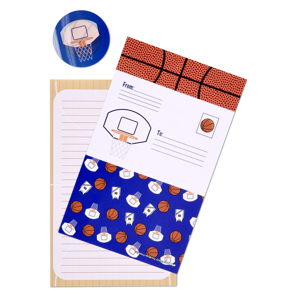 Hoop Dreams Foldover Stationery