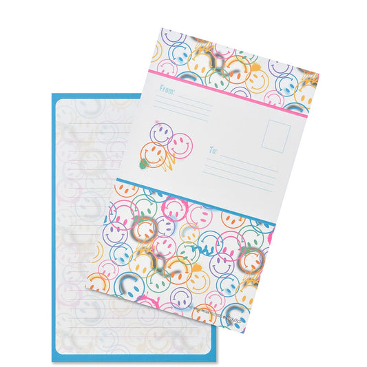 All Over Smiles Foldover Stationery